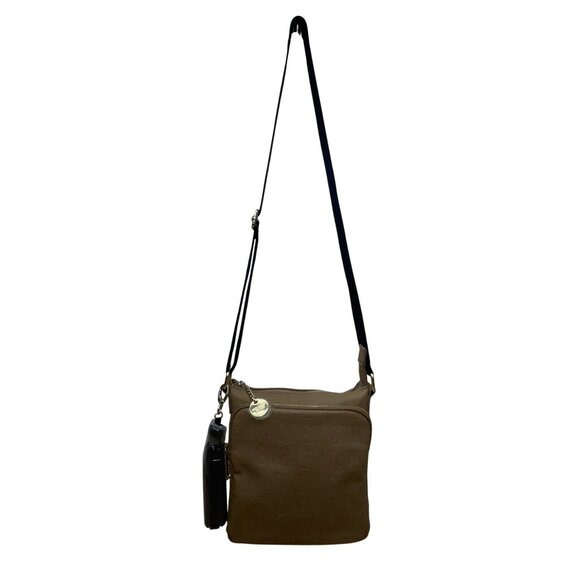 Steve Madden Women’s Tan Faux Leather Tassel Accent Adjustable Strap Crossbody - Picture 2 of 13